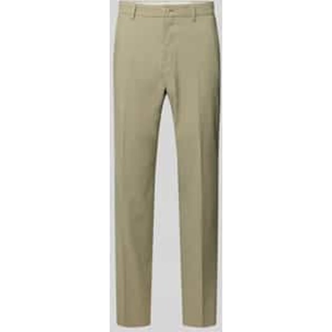 Slim fit pantalon met viscose