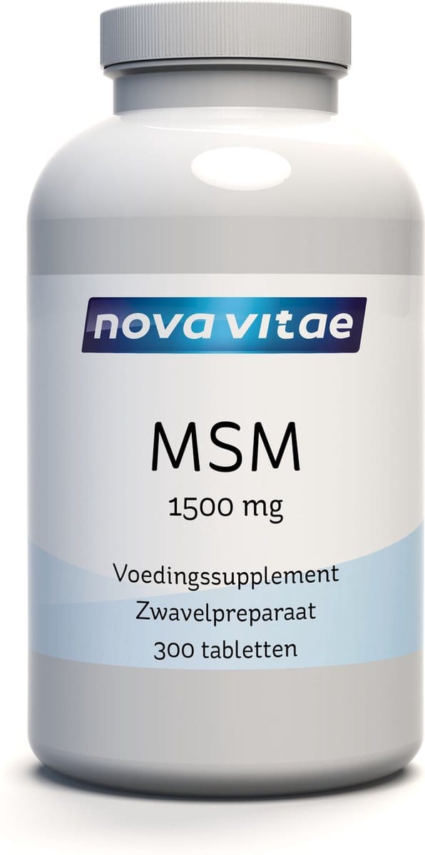 Nova Vitae - MSM - Methylsulfonylmethaan - 1500 mg - 300 tabletten