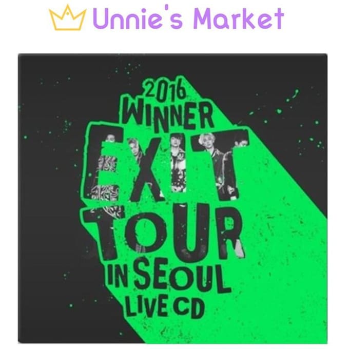 WINNAAR 2016 EXIT TOUR IN SEOUL LIVE CD 1ea green