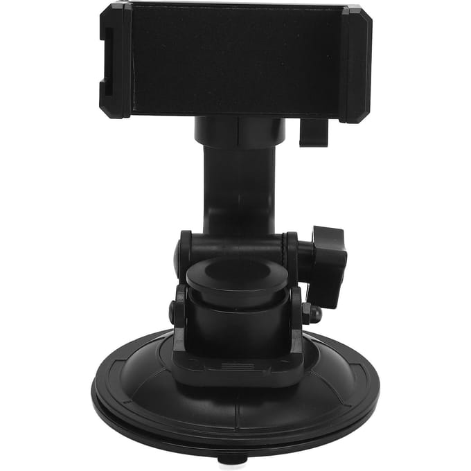 Support Ventouse Puissant pour Caméra de Voiture avec Support Téléphone Ventouse Large 9CM pour Caméras d'Action black