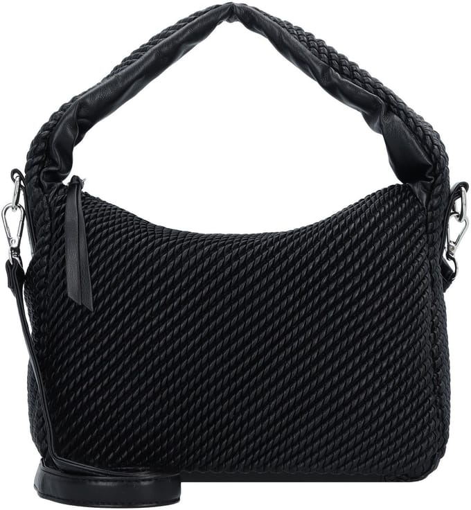 TOM TAILOR Schoudertas Handtas Nomi Hobo Bag Black Zwart