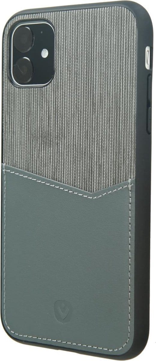 Valenta - Back Cover - Kaarthouder - Grijs - iPhone 11/XR