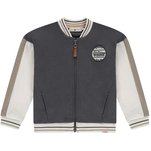 Stains & Stories peuter vest Dark Blue 98 heren