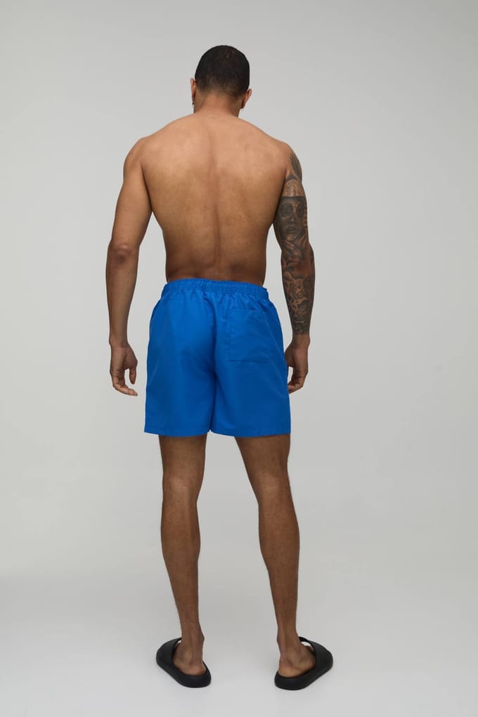 Mid Length BM Autograph Swim Short | Navy | Size Small