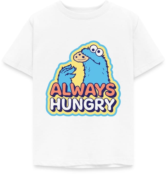Sesamstraat Koekiemonster Altijd Hongerig T-Shirt Kinderen