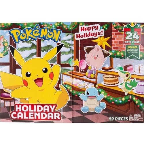 Pokémon Battle Figure Multipack adventskalender - 24 stuks, 16 figuren en 8 accessoires