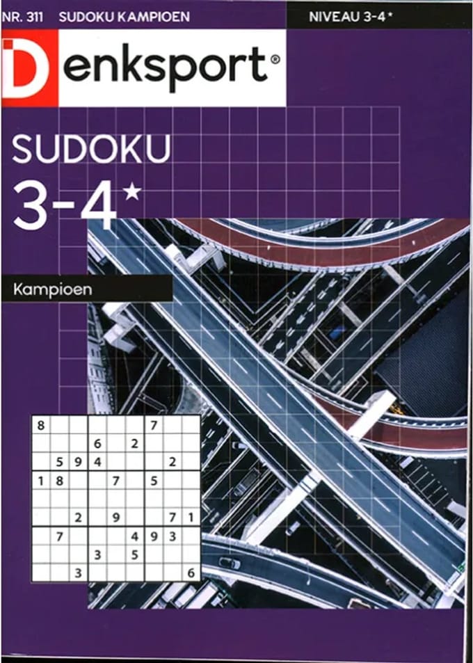 Denksport Sudoku Kampioen - 311 2025