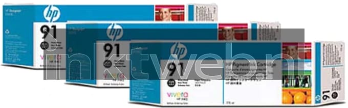 HP 91 3-pack foto zwart (Origineel)