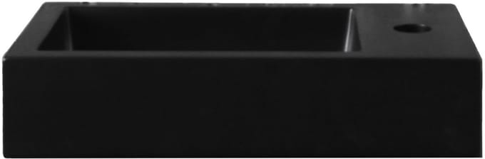 ALONI Fontein – 40x10,5x22 cm – Kunstmarmer – Mat Zwart