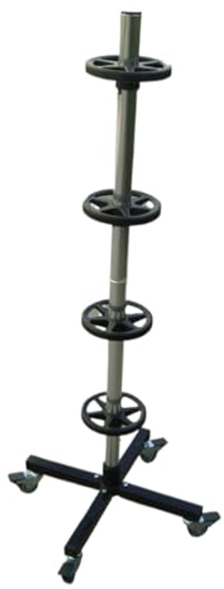 Tire Stand met Wielen voor 13"-17" Velgen - 220 lbs Capaciteit