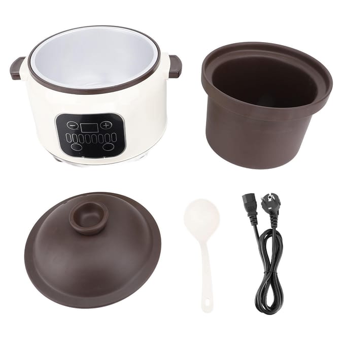 3,8L Elektrische Stoofpot Efficiënt Koken Multifunctioneel 24H Reservering 280W Keramische Stoofpan L