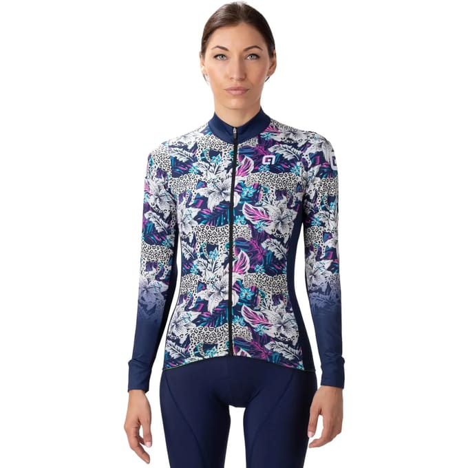 ALE DONNA LS JERSEY PR-R HIBISCUS - Valt klein