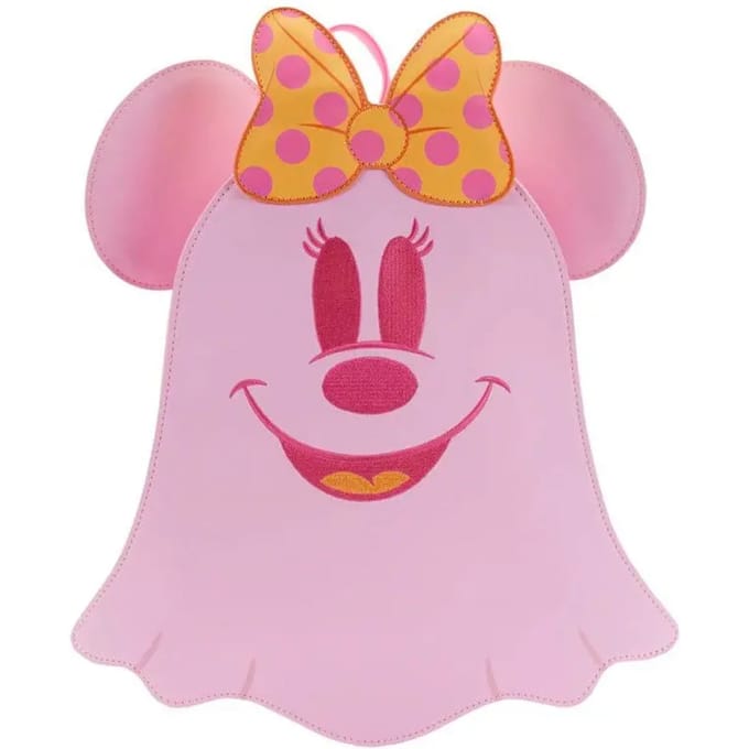 Disney Loungefly Backpack Ghost Minnie Mouse Glow-in-the-Dark