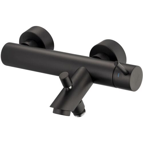 Kronenbach Lima 2.0 Black exposed bath mixer 100.1100CRKB