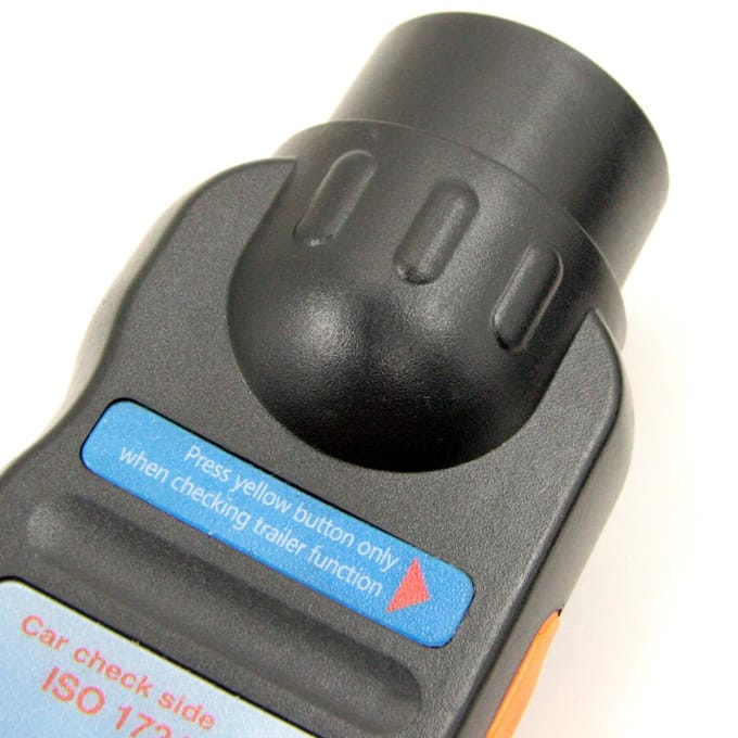 12V 7-pins auto vrachtwagen aanhanger stekkerdoos tester bedrading circuit licht testtool auto accessoire black