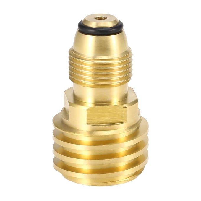 Lixada Propaan Tank Adapter Massief Messing Regelklep Veiligheid POL Tank Converteren naar QCC1/Type1