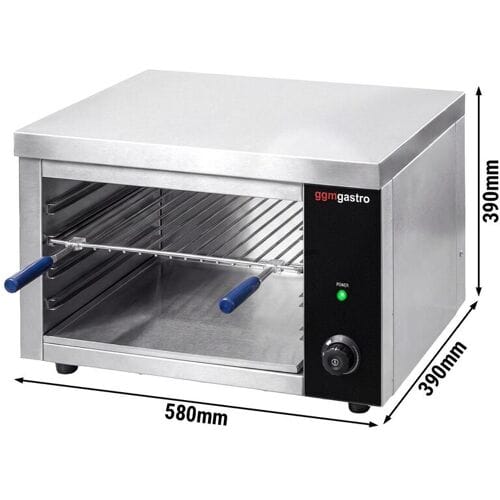 GGM Gastro Salamander Grill - KOMPAKT - 2,2 kW - 230 Volt Zilver