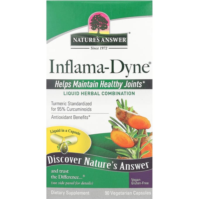 Nature'S Answer, Inflama-Dyne, 90 Plantaardige Capsules
