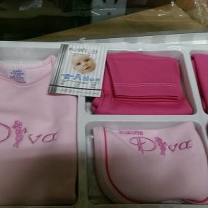Petit villain 5 delige kledingset "kleine Diva"