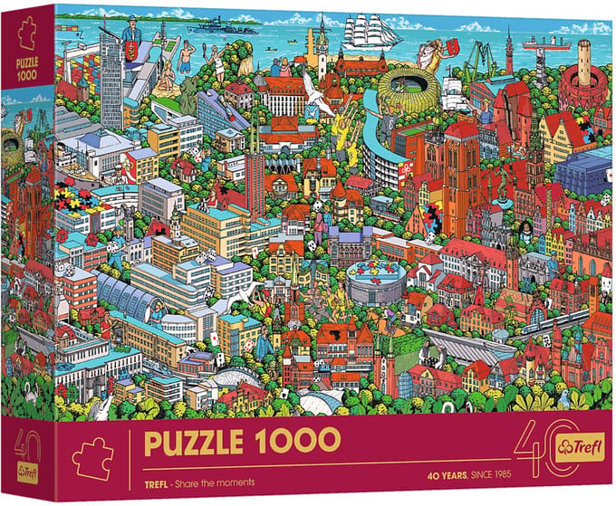 Trefl legpuzzel 1000 stukjes - Jubileusz Tri-City - FSC Mix 70%.
