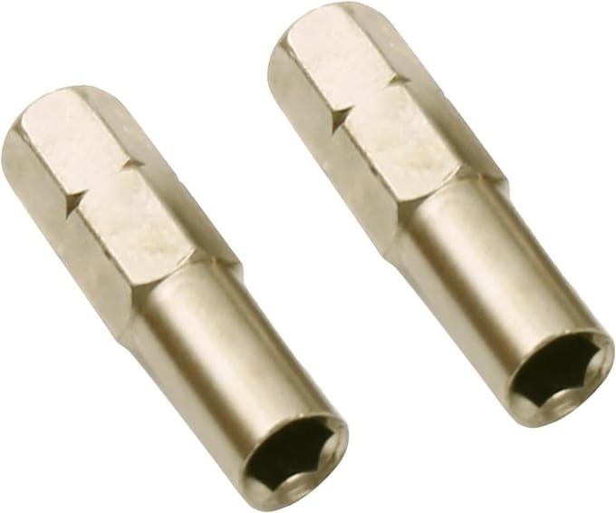 Set van 2 Magnetische Adapters 6.35 x 4mm voor 1/4 Inch Bits - Hex Bit Adapter voor Precisiewerk en Klusprojecten