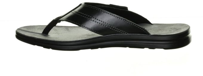 Fly Flot Teenslipper Zwart Leder maat 41