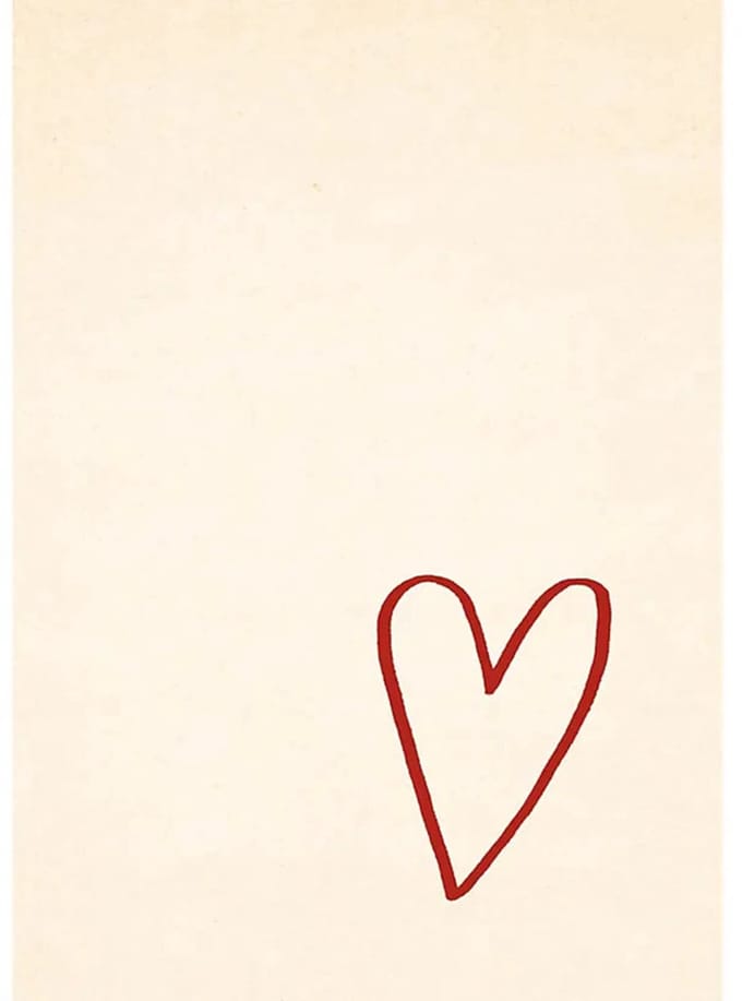 Ansichtkaarten Love - 15x10.5 cm (5 stuks)