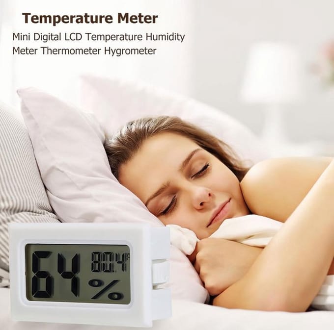 2in1 Digitale Hygrometer en Thermometer - zwart