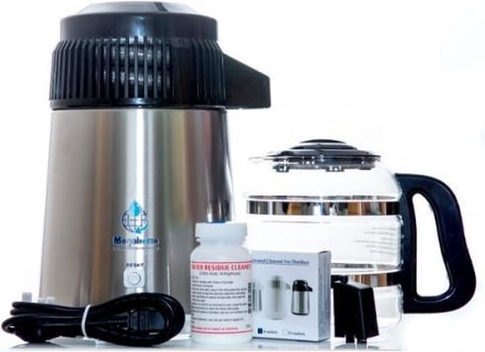 Megahome 316 Deluxe Water Distiller/Destilleerder - Zwart
