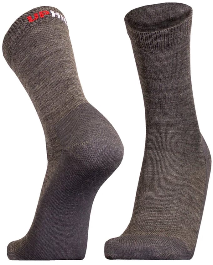 Uphillsport Wandelsokken Teijo Merinowool Donkergrijs