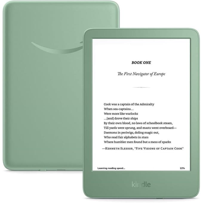 Amazon Kindle 16GB - Green (Ad-supported)