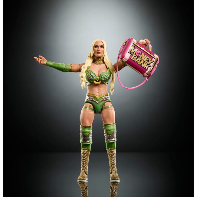 Mattel WWE Ultimate Edition Tiffany Stratton actiefiguur speelgoed.