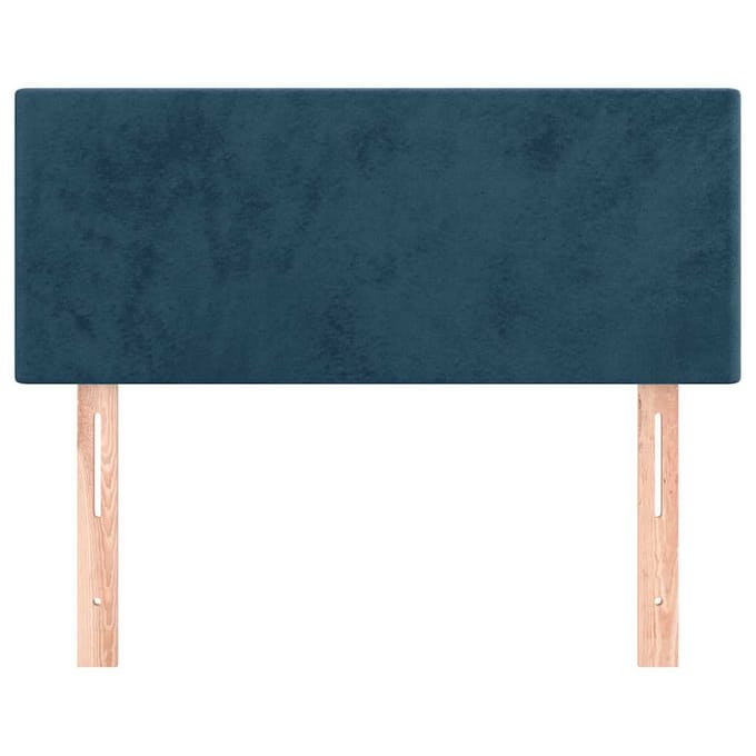 vidaXL - Hoofdbord - 100x5x78/88 - cm - fluweel - donkerblauw