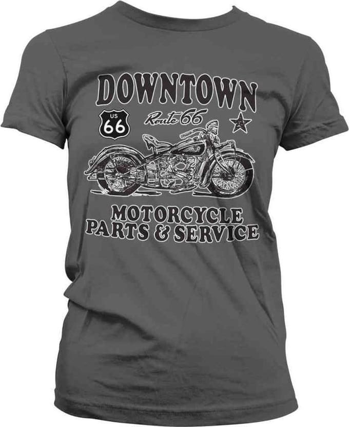 Route 66 Dames Tshirt -S- Downtown Service Grijs