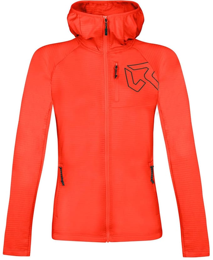 Rock Experience Arrows Fleece Met Kap Oranje XL Vrouw