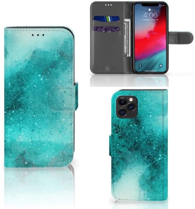 Hoesje Apple iPhone 11 Pro Painting Blue