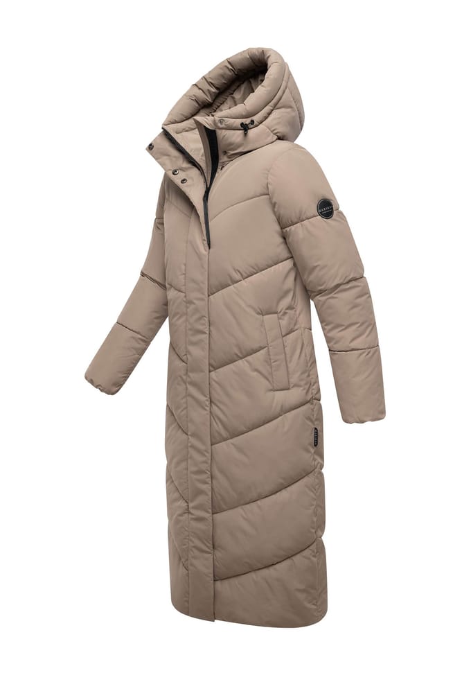 Marikoo dames wintermantel Ranjaa gewatteerd met capuchon & reflecterende details