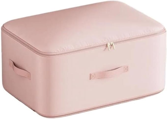 Opbergtas Dekbed - Quilt Organizer - Ruimte Besparen - Comprimeerbaar Ontwerp - 54 x 42 x 60 cm - Roze