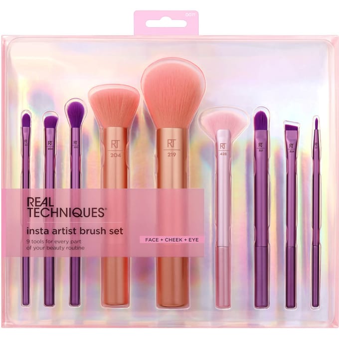Real Techniques Insta Artist Brush Set 9 Pcs