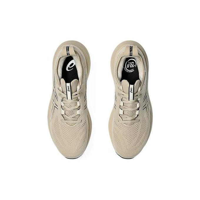 ASICS Gel Nimbus 26 Feather Grey Black Heren Sneakers Tan 1011B794-021 40 gray