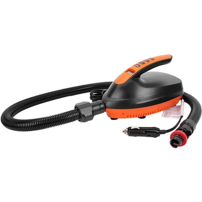 Draagbare 12V Digitale Luchtpomp met Hoge Druk voor SUP & Paddleboard black
