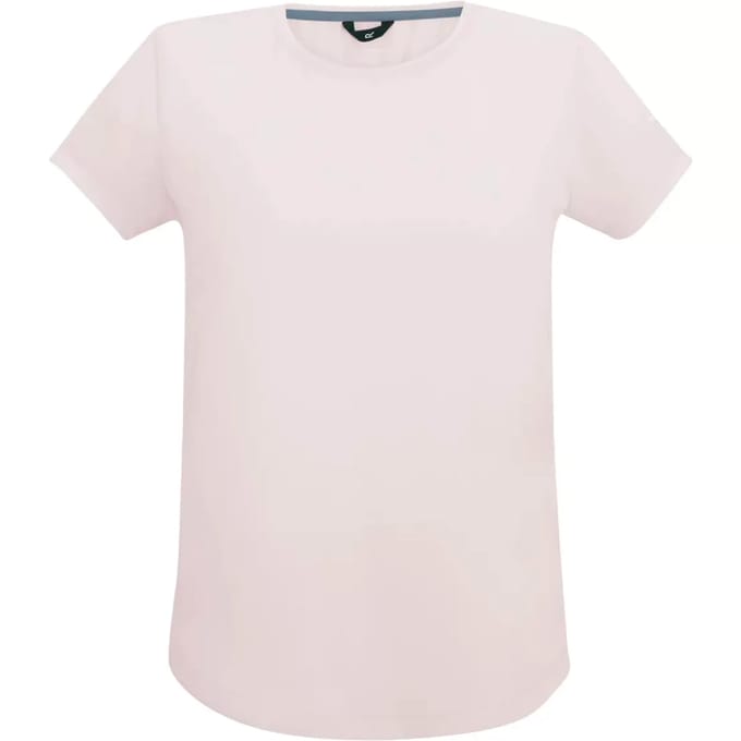 Mindo dames T-shirt met korte mouwen en anti-insectenprint van mesh