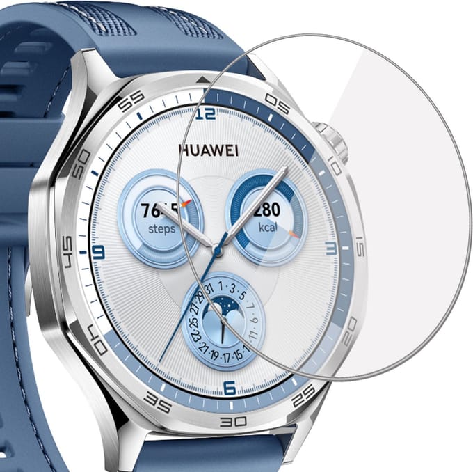 Geschikt voor Huawei Watch GT 5 46mm - Screenprotector - Beschermglas Folie