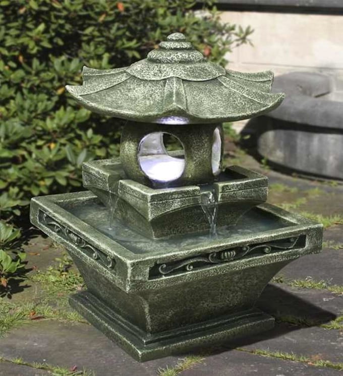 Fontein waterornament Pirmez Creek Oosterik Home
