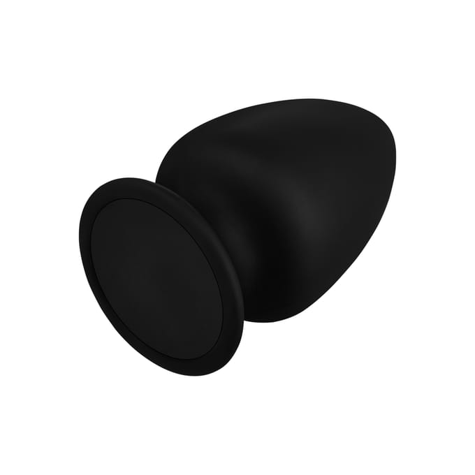 Klassieke Buttplug met Vlakke Basis en Zuignap - M