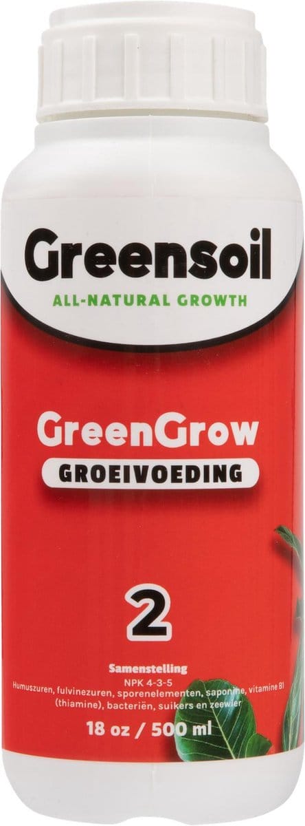 Greensoil - GreenGrow - Groeivoeding - 500 ml