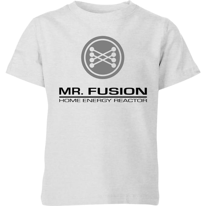 Back To The Future Mr Fusion Kids' T-Shirt - Grey - 122/128 (7-8 jaar)