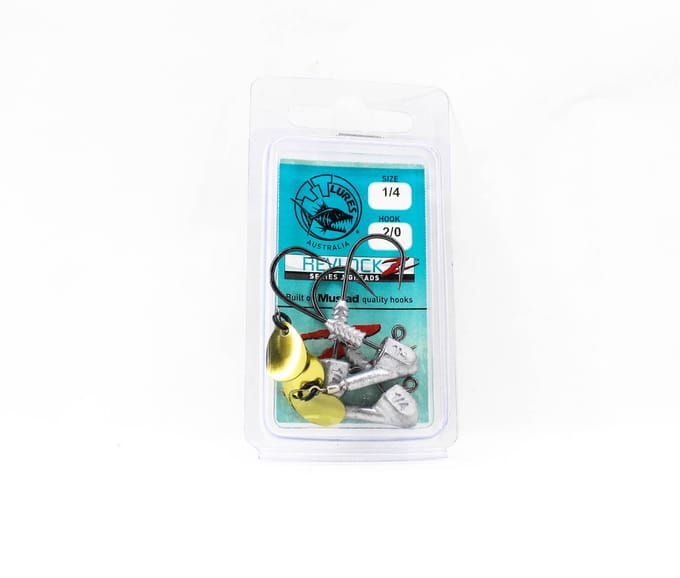 Tête plombée Tackle Tactics TT Revlockz HD 1/4 oz 2/0 2/paquet (9360)