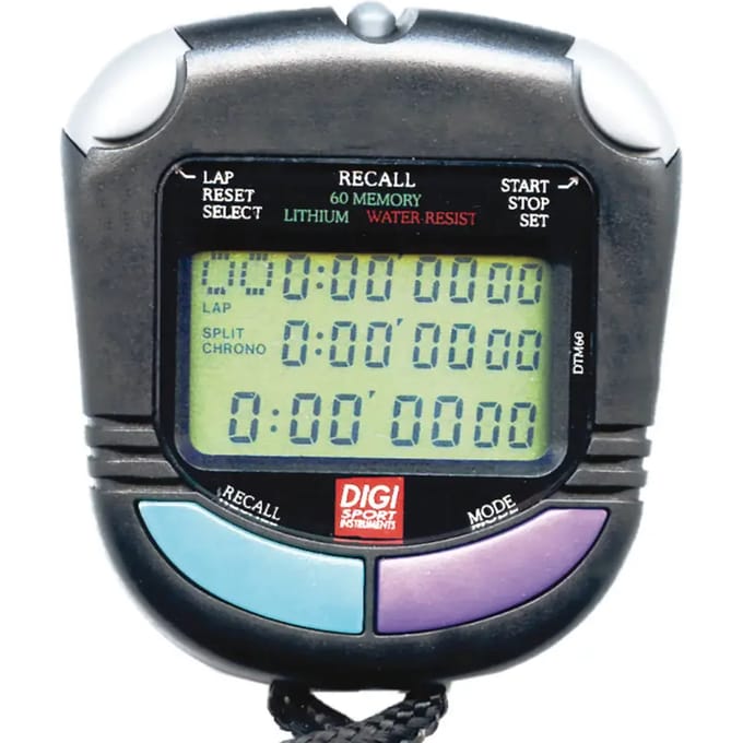 Stopwatch met nachtlampje Kuebler Sport DIGI PC-91