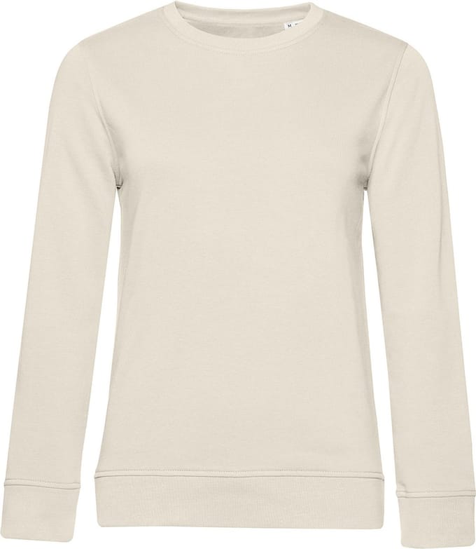 B&C Dames/dames Organic Sweatshirt (Gebroken wit)